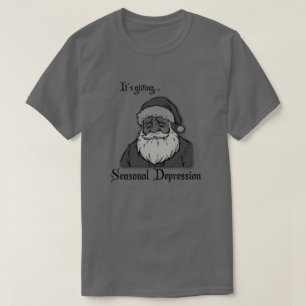 Camiseta Depressão Sazonal Irônico Natal