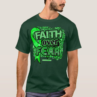 Camiseta Depressão Sensibilização Fé de Fita sobre Medo Leo