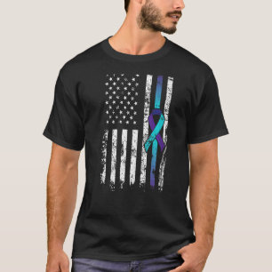 Camiseta Depressão Suicida Awaren - Prevenção de Bandeiras