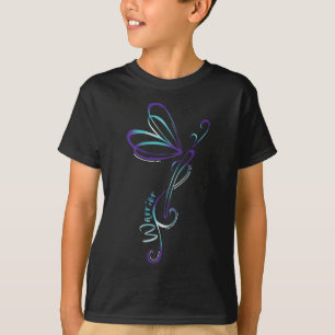 Camiseta Depressão Suicida Dragonfly Prevenção Sensibilizaç