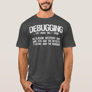 Camiseta Depurando Programador De Definição Desenvolvedor F