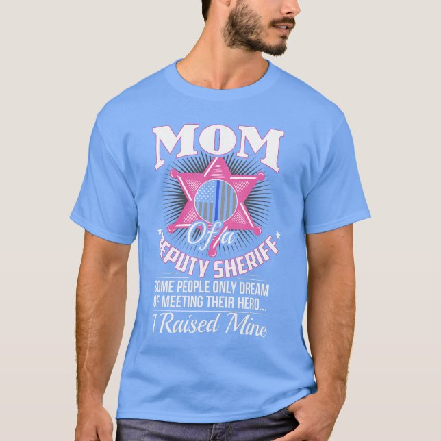 Camiseta Deputy Mom Gifts Deputy Mom Deputy Sheriff Deputy  (Frente)