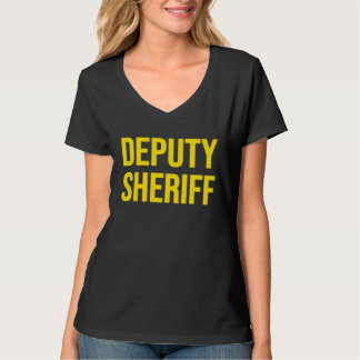 CAMISETA DEPUTY SHERIFF POLICE LAW ENFORCEMENT UNIFORM FRON