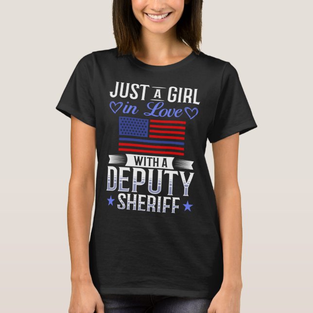 Camiseta Deputy Sheriff Wife Police Chief Sheriff s Officer (Frente)
