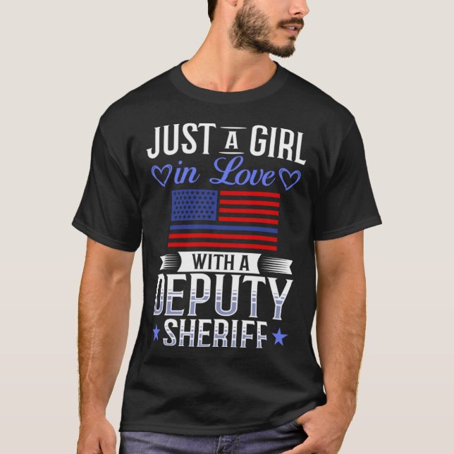 Camiseta Deputy Sheriff Wife Police Chief Sheriff s Officer (Frente)