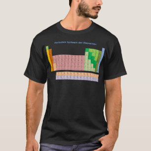 Camiseta Der Elementen de Periodiek Systeem