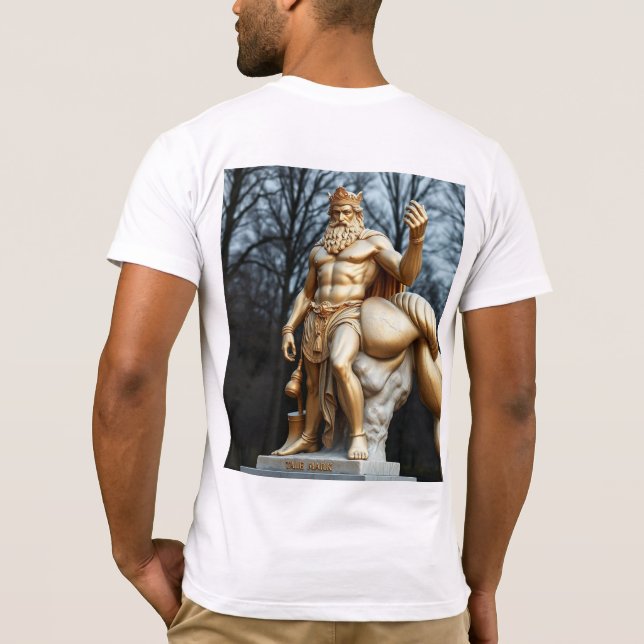 Camiseta Der größte Held aller Zeiten – Herkules in Gold (Verso)