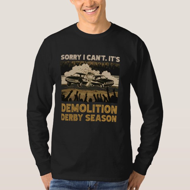 Camiseta Derby Car Driver Demo Derby Road Rage (Frente)