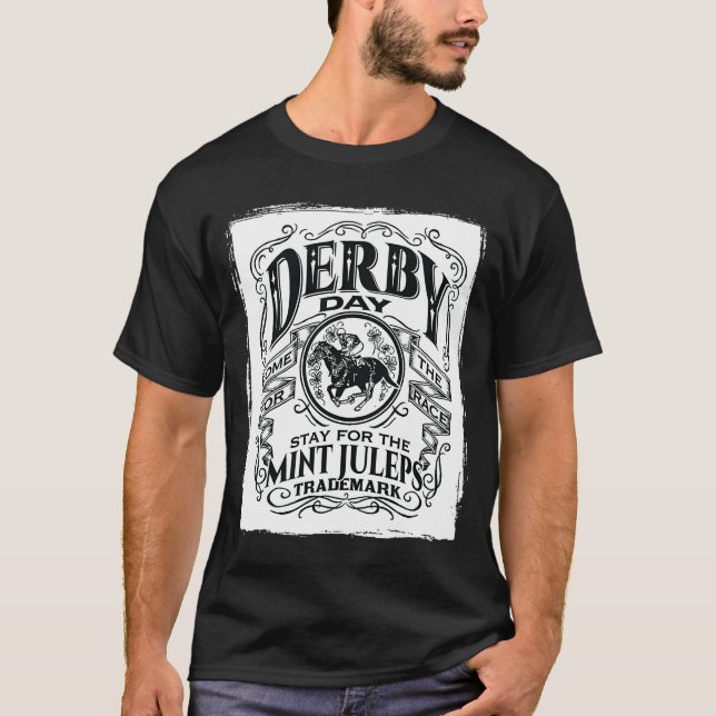 Camiseta Derby Day And Mint Juleps, Kentucky Horse Racing (Frente)