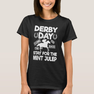 Camiseta Derby Day E Mint Julep Kentucky Horse Racing