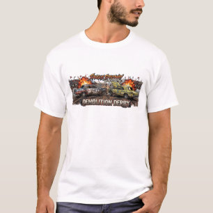 Camiseta derby de demolição do Saugus speedway