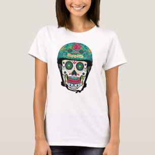 Camiseta Derby de Los Muertos - crânio do açúcar de Derb