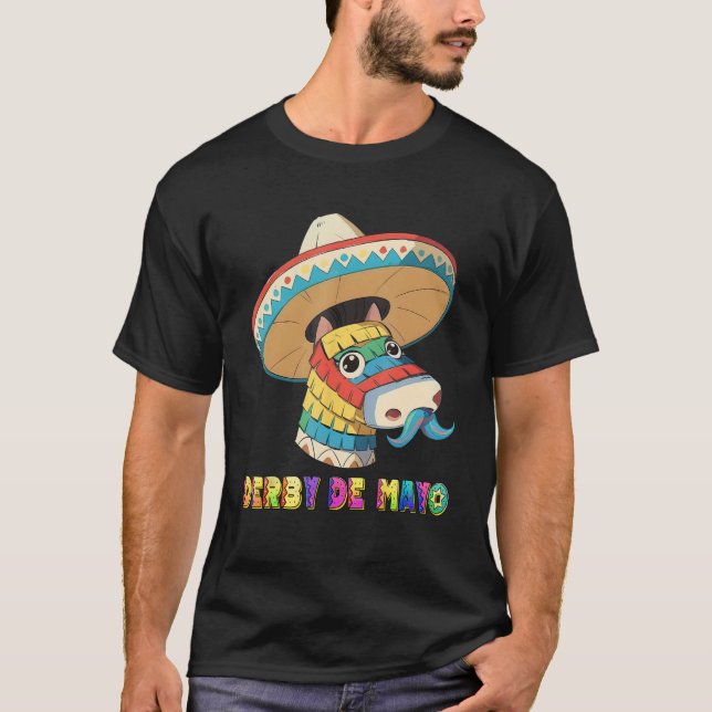 Camiseta Derby De Mayo Kentucky Horse Race Pinata (Frente)