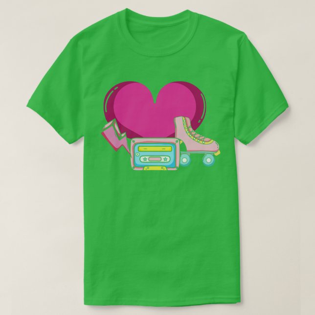 Camiseta Derby de Rolo Disco dos Anos 80 (Frente do Design)