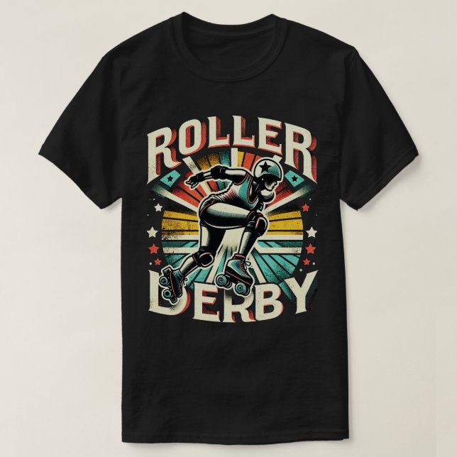 Camiseta Derby do cilindro retrorreflector (Frente do Design)