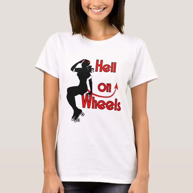 Camiseta Derby Girl_Hell nas rodas (Frente)