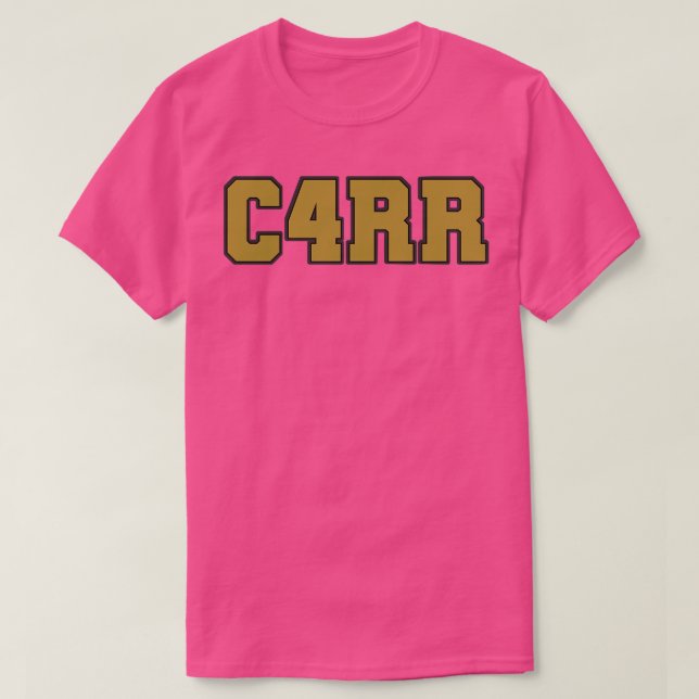 Camiseta Derek Carr 4A TShirt (Frente do Design)