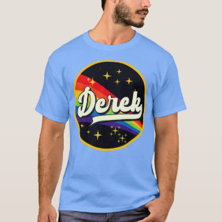 Camiseta Derek Rainbow No Estilo De Vintage Espacial