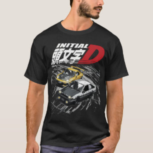 Camiseta Deriva Montanha Abaixo Noturna Corrida Initial D T