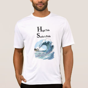 Camiseta “Derivando por Ecos” Ondas de surf de verão