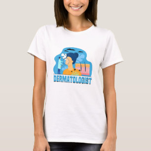 Camiseta Dermatologista Cabelo Da Pele E Dermatologista Méd