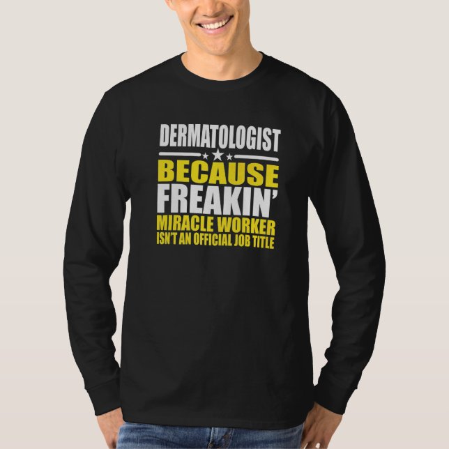 Camiseta Dermatologista Design Para Dermatologista (Frente)