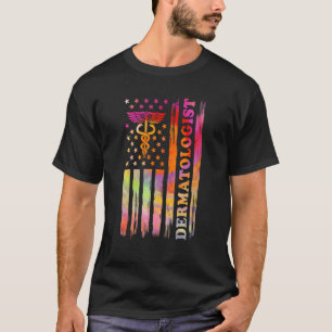 Camiseta Dermatologista US Flag Dermatologistas_1