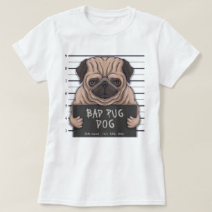 Camiseta Derpy Bad Pug T-Shirt