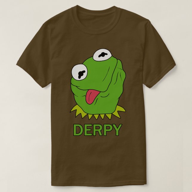 Camiseta Derpy Kermit O Sapo (Frente do Design)