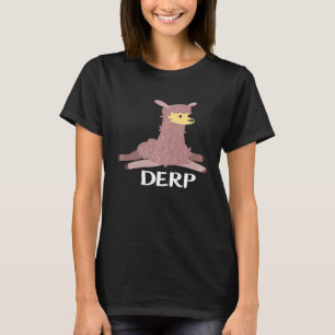 Camiseta Derpy Llama Derp Llama Premium