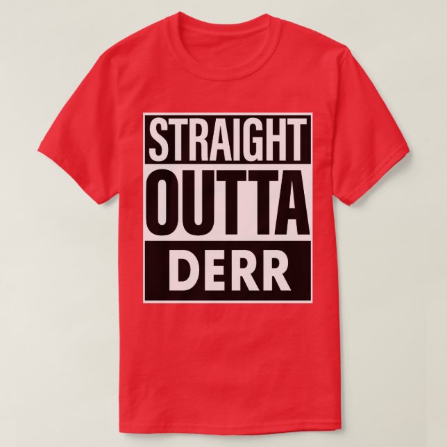 Camiseta Derr Nome do Hetero Externo Derr (Frente do Design)