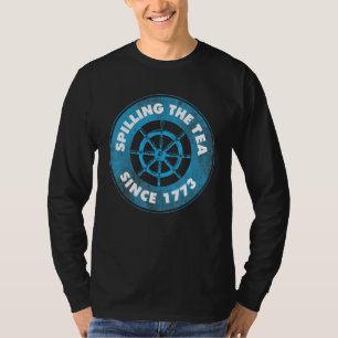 Camiseta Derramando o Chá Desde 1773 História dos EUA Patri