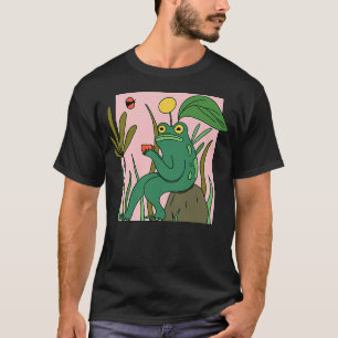 Camiseta Derramar do chá, sisFunny Sassy FrogCottagecore Fa