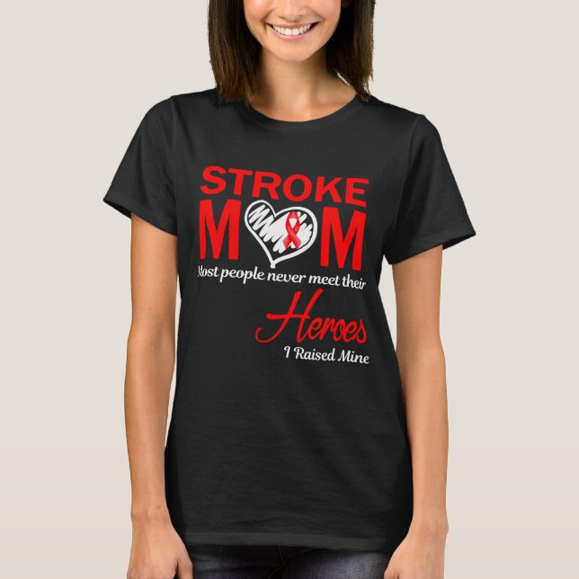 Camiseta Derrame Mãe Que Eu Levantei a Minha (Frente)