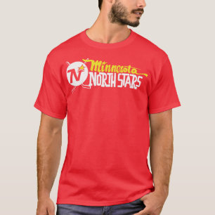Camiseta Derrame Minnesota North Stars Hockey 1970