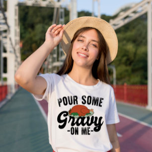 Camiseta Derrame Molho De Carne Em Mim Outono Groovy Dia De