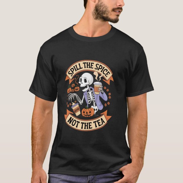Camiseta Derrame o Tempero Não o Chá Abóbora Tempero Esquel (Frente)