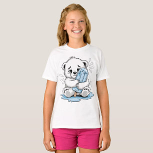 Camiseta Derretendo - Cubo do Urso Polar Triste
