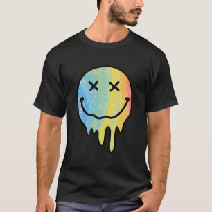 Camiseta Derretendo o Arco-Íris Sorria Engraçado Sorriso De
