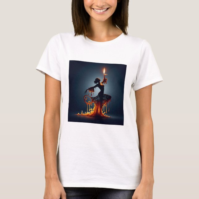 Camiseta Derreter Dançarino de Flamenco (Frente)