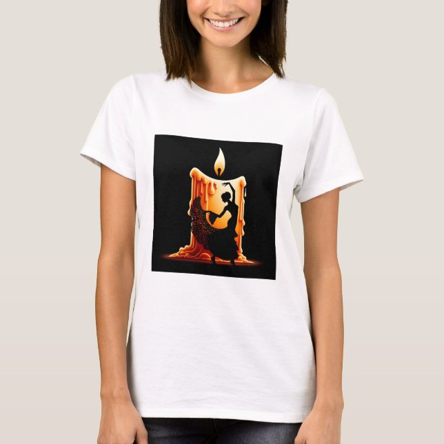 Camiseta Derreter Dançarino de Flamenco (Frente)