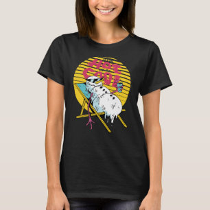 Camiseta Derreter Snowman Tão quente a ser legal