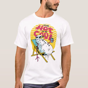 Camiseta Derreter Snowman Tão quente a ser legal
