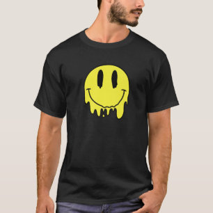 Camiseta Derreter sorriso amarelo Engraçado Sorriso Derreti