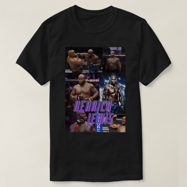 Camiseta Derrick Lewis MMA Classic T Shirt (Frente do Design)