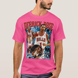 Camiseta Derrick Rosa Mvp Chicago Assinatura de Basquete Vi