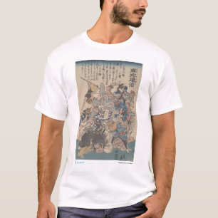 Camiseta derrotando o sarampo