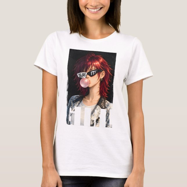 Camiseta DERROTE ISSO! – Coleção Rebelde de Chiclete (Frente)
