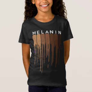 Camiseta Derrubando Melanin Orgulho Negro História Negra En