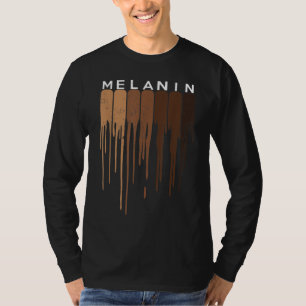 Camiseta Derrubando Melanin Orgulho Negro História Negra En